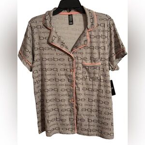 NWT•bebe 2pc women’s pajama set